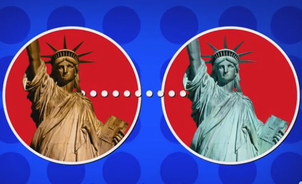 Любопитно: Статуята на свободата в Ню Йорк не винаги е била синьо-зелена