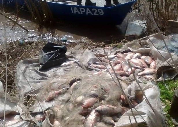 Рибари с незаконен улов се изплъзнаха на инспекторите край язовир Мандра