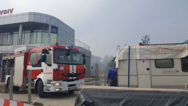 Деца пострадаха при пожар в Пловдив