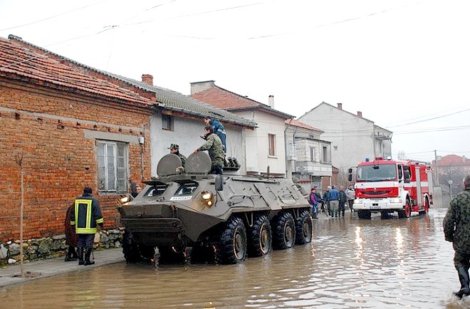 Армията в готовност да помага на населението във връзка с очакваните наводнения