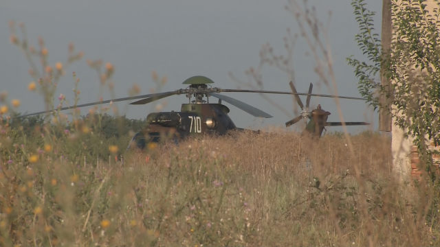 Военна полиция разследва причините за инцидента с хеликоптер край Стамболийски