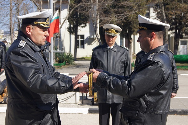 Командирът на пункта за базиране на ВМС във Варна премина в запаса