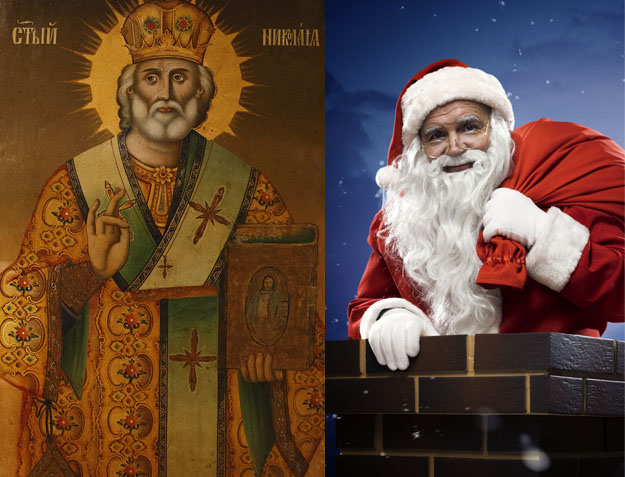 Образът на Дядо Коледа в западните държави произлиза от свети Никола