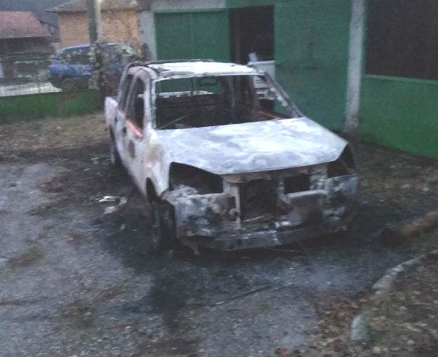Запалиха автомобил на горско стопанство „Елешница”