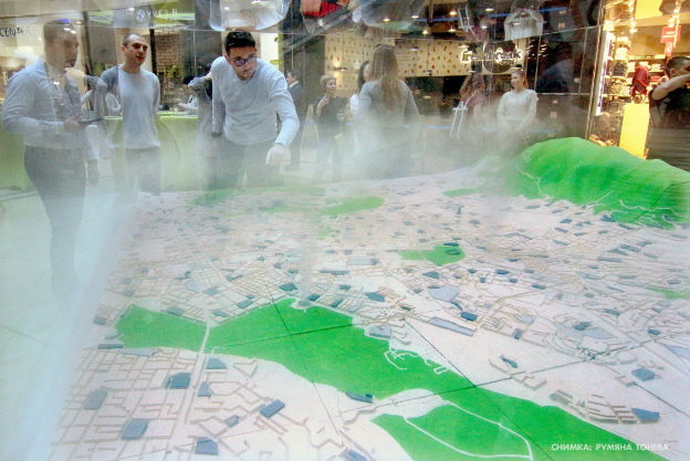 3D инсталация показва какъв е въздухът на София