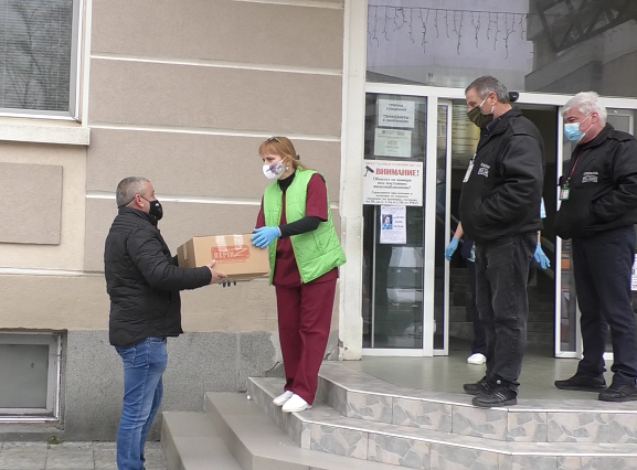 НФСБ с жест към медиците в Сливен и Асеновград