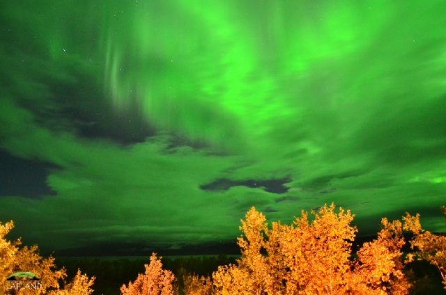 Небето над Швеция и Норвегия осветиха зелени облаци