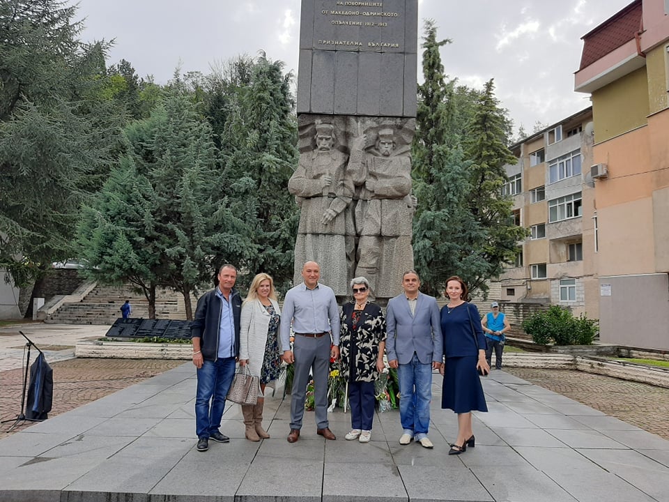 НФСБ в Благоевград с почит пред героите на България на 108-та годишнина от освобождението на Горна Джумая