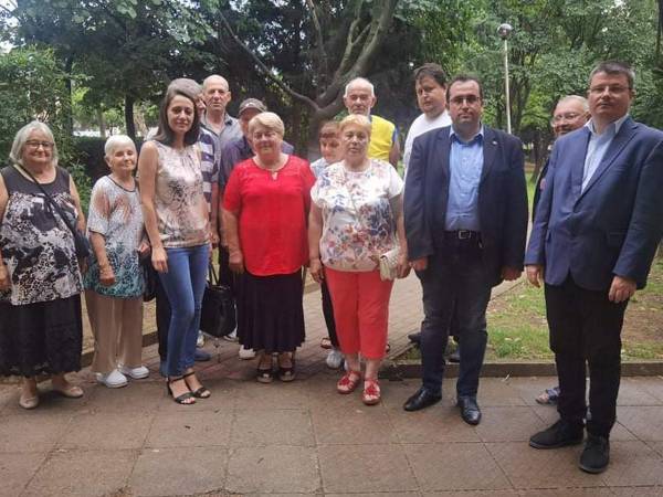 "Българските патриоти - ВМРО, Воля и НФСБ" се срещнаха със симпатизанти в Ахелой