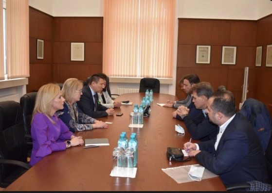 Ръководството на Прокуратурата проведе работна среща с външния министър на Северна Македония