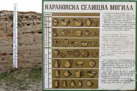 Древните могили на Караново