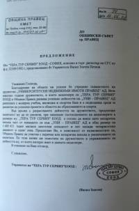По схемата, описана в това “предложение” фирмата на Васил Златев “Тера тур сервиз” налапва всичко по пътя си в Правец. Тя създава съвместни дружества с общината, после увеличава уставния им капитал и накрая те стават нейни