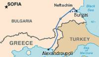 Общата дължина на тръбата е близо 300 км, по-голямата част от нея ще пресича територията на България