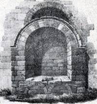 Гробът на принцеса Мария Палеолог в Несебър – рисунка на Сейже и Дезарно, 1829-1830 г.