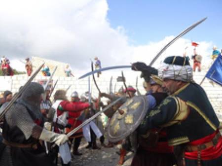 Рицари отново „сразиха“ османците край Шуменската крепост