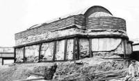 Изглед от югоизток към църквата по време на строително-консервационните работи Снимка: Архив на НИПК