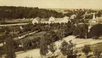 Бароковата сграда на банята през 1930 г.