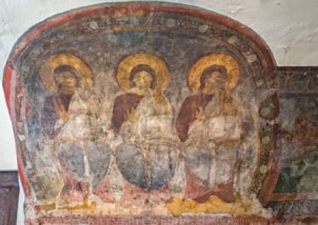 Необичайно изображение на Светата Троица свързва един параклис с богомилите