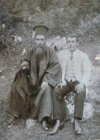 Със сина си Благой през 1911 г.