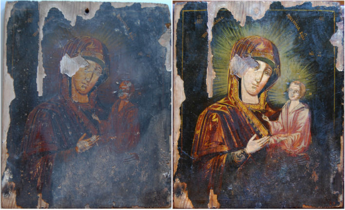 Бургаски зограф спаси безценна икона на Божията майка