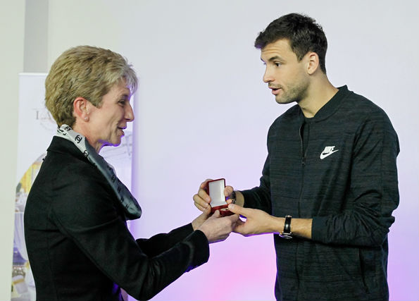 Григор Димитров получи медал „За специални заслуги към спорта и България“
