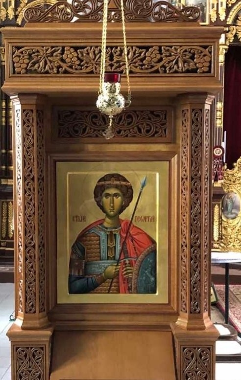 Копие на Фануилската икона на св. Георги от Зографския манастир бе осветена на Гергьовден в Поликрайще