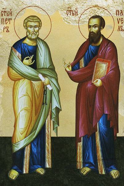 Почитаме днес паметта на Светите равноапостоли Петър и Павел