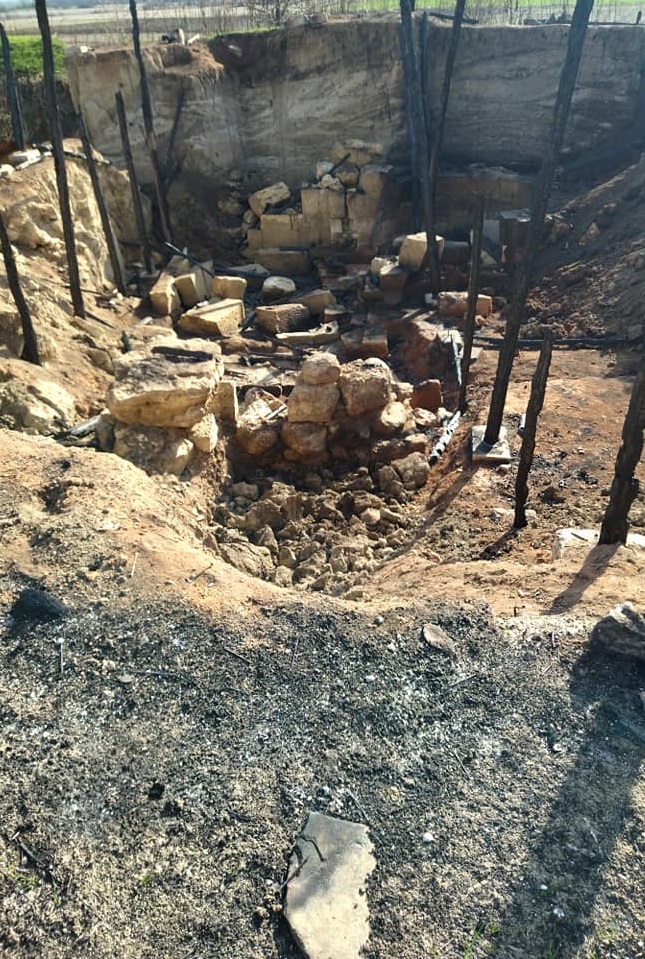 Арендатор подпали стърнища и опожари навеса, предпазващ уникалната Гаговска гробница от края на IV век пр. Хр.