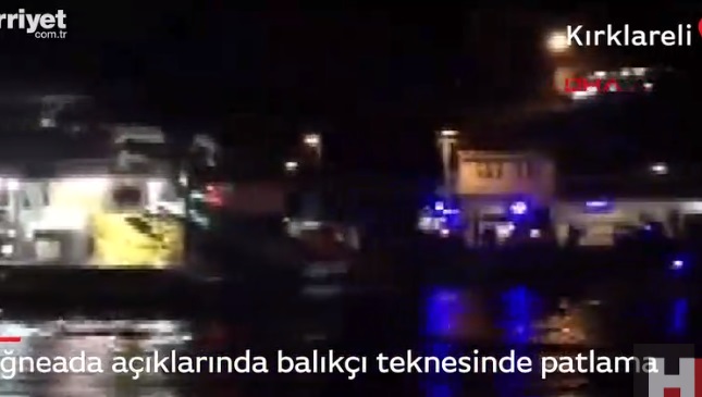 Мина се взриви при удар с турски кораб до България