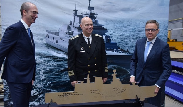 Стартира строителството на втория нов патрулен кораб на ВМС