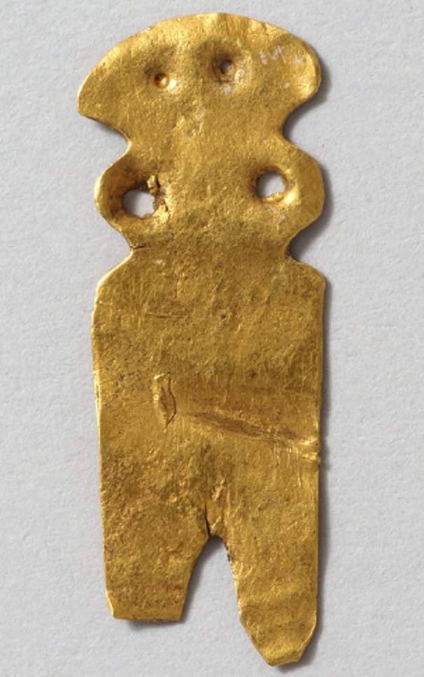 Златна антропоморфна фигурка от селищна могила до с. Кошарица е експонат на юли на НАИМ-БАН