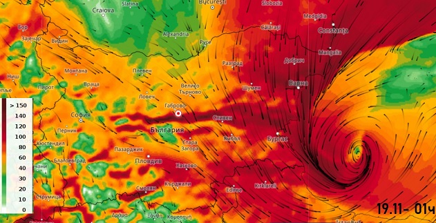 Синоптици: Силни ветрове ще връхлетят Варна
