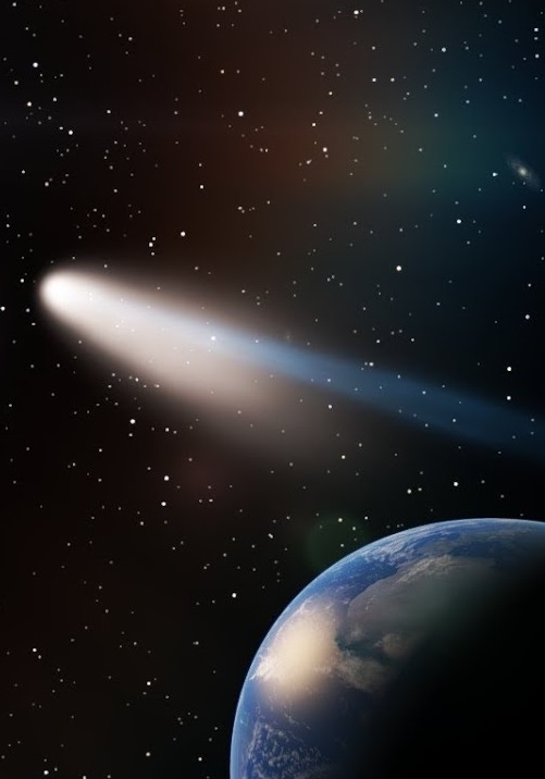Халеевата комета отново тръгна към Земята, но курсът й не предполага сблъсък с нашата планета